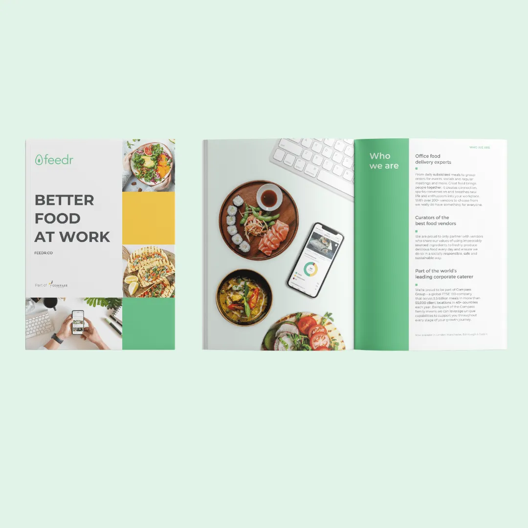 Feedr brochure design