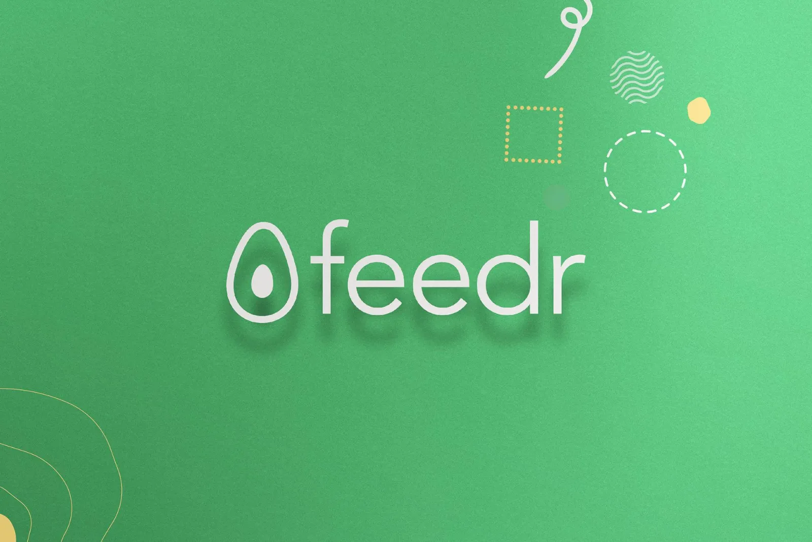 Feedr logo, case study by Stefanie Grant
